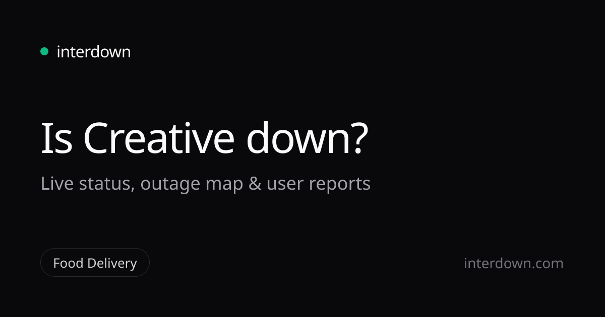 Creative Störung? Aktueller Status & Probleme — Interdown